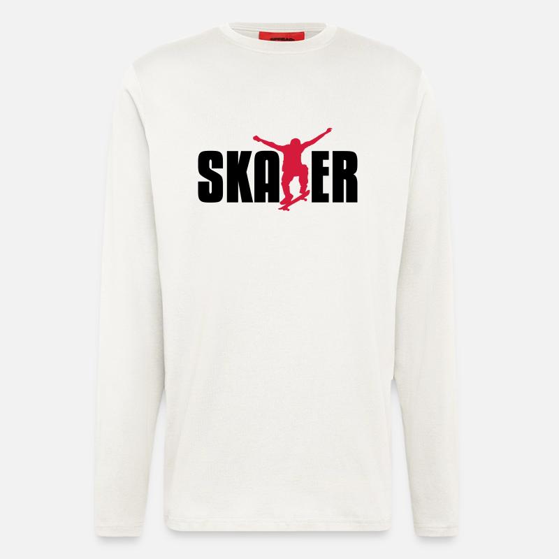 skater - Langarmshirt - made by SPREAD  - OFF WHITE