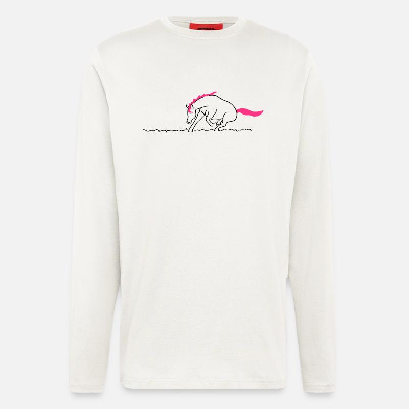 Reining - Langarmshirt - made by SPREAD - OFF WHITE