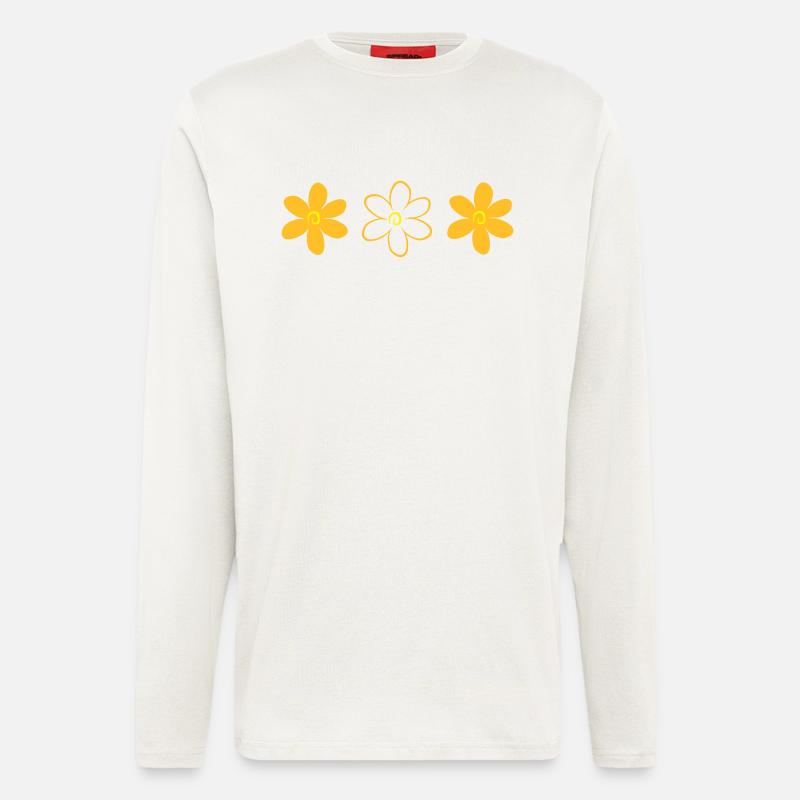 flower - Longsleeve - made by SPREAD  - OFF WHITE