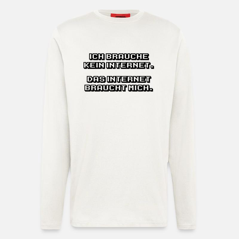 Internet - Langarmshirt - made by SPREAD  - OFF WHITE