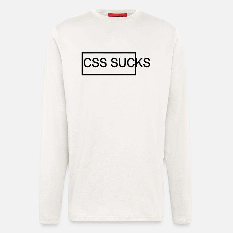 css suce - Manches longues bio décontracté fabriqué en UE - OFF WHITE