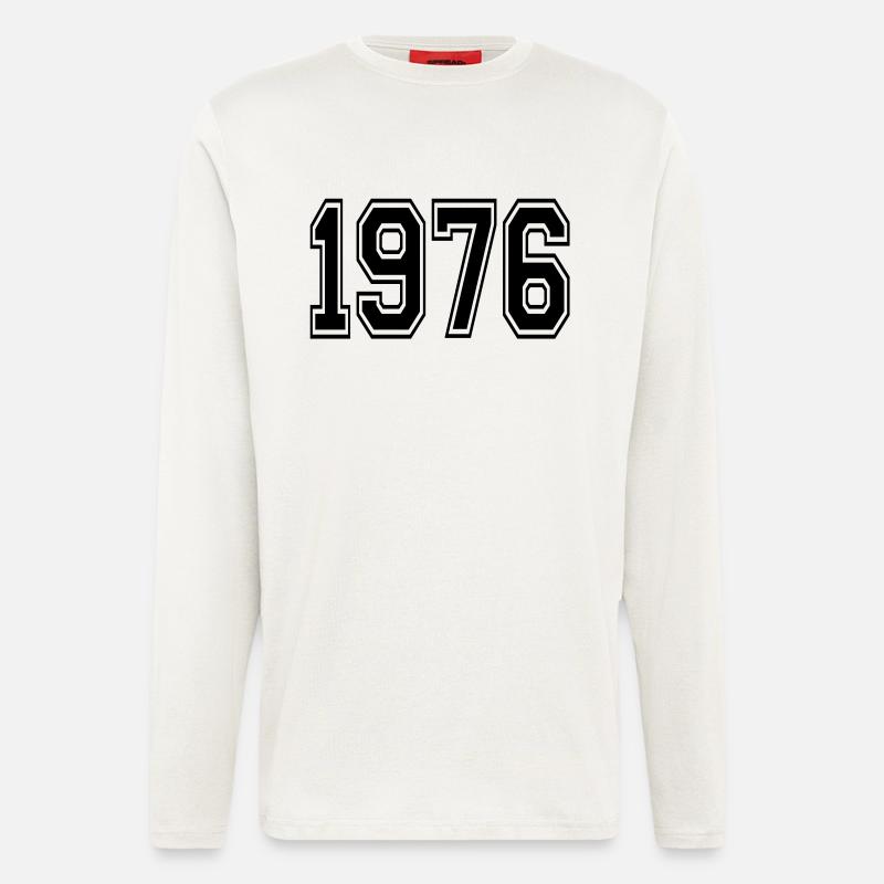 1976 - Langarmshirt - made by SPREAD  - OFF WHITE