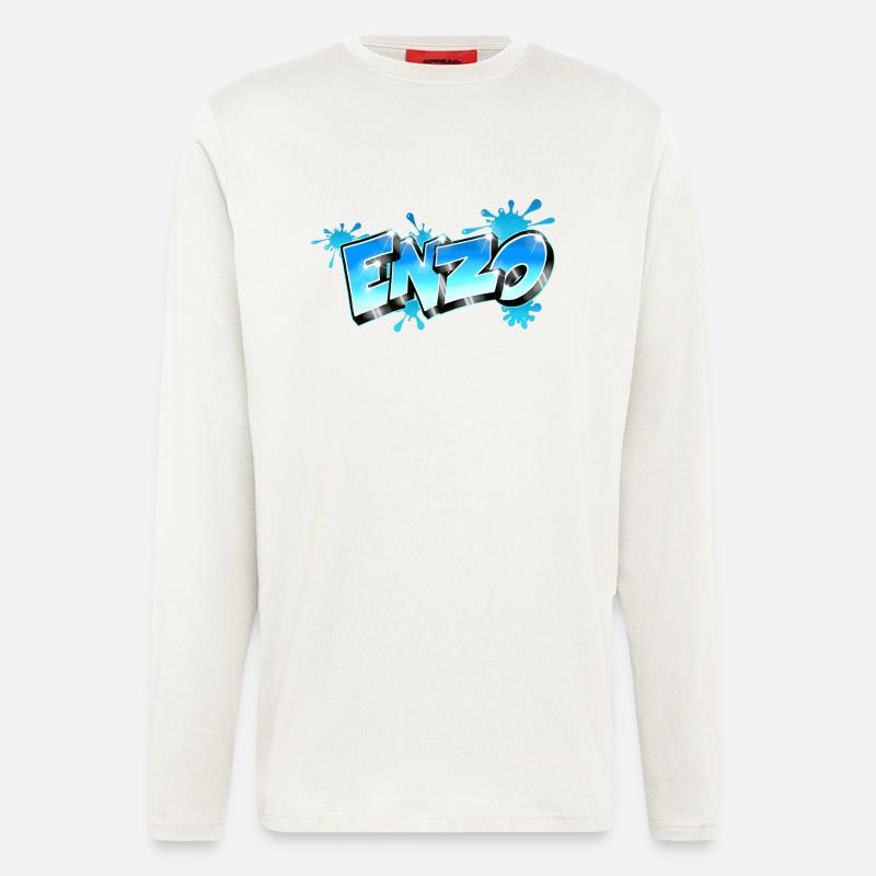 Enzo Style Graffiti - Longsleeve - made by SPREAD  - OFF WHITE