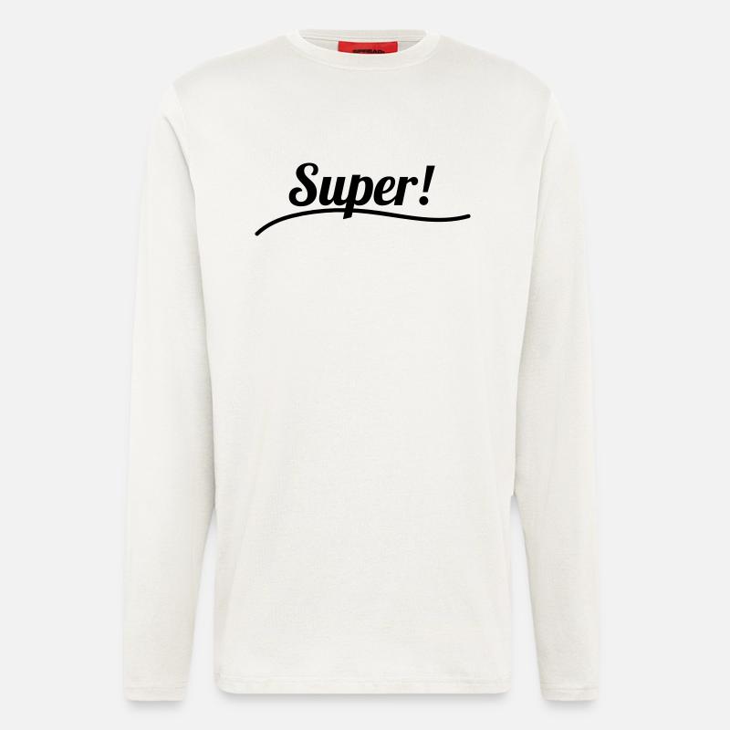 Super! - Langarmshirt - made by SPREAD  - OFF WHITE