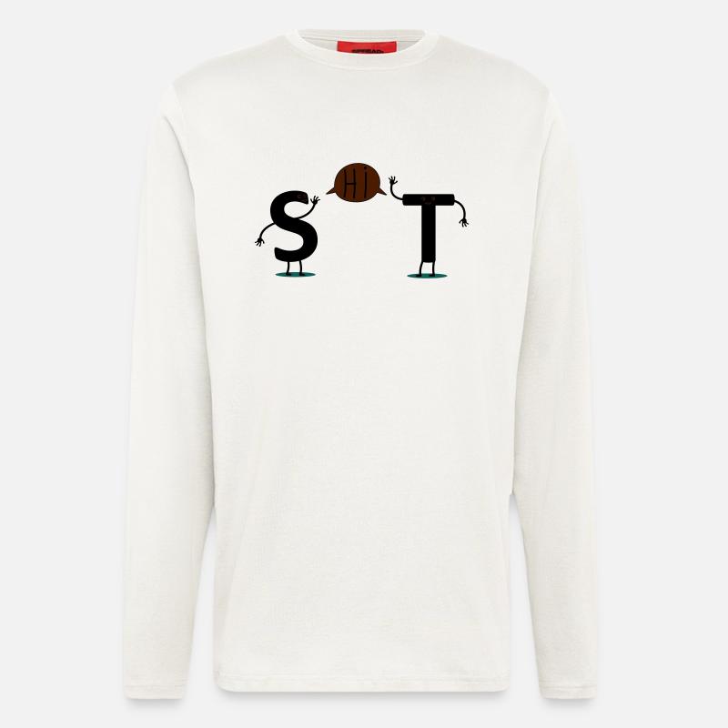 shit - Langarmshirt - made by SPREAD  - OFF WHITE
