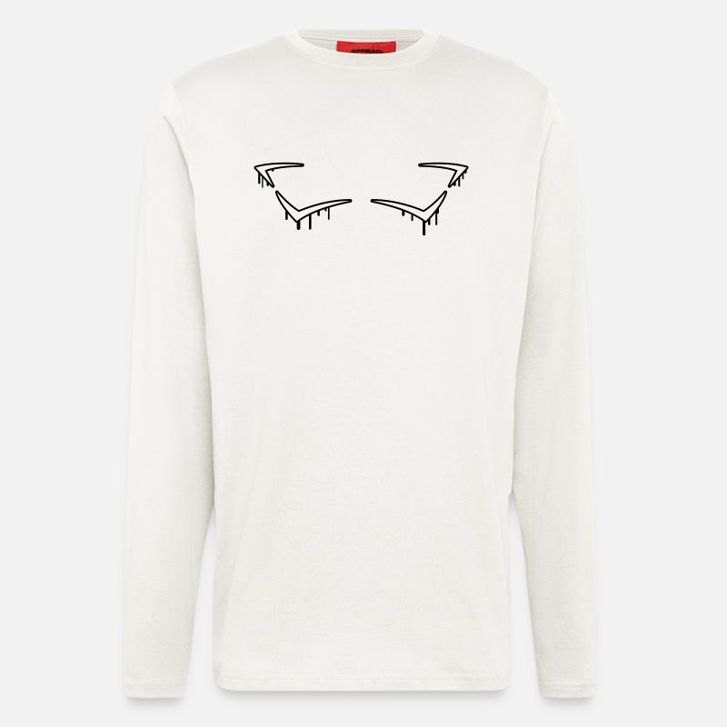 Graffiti Frame - Langarmshirt - made by SPREAD  - OFF WHITE