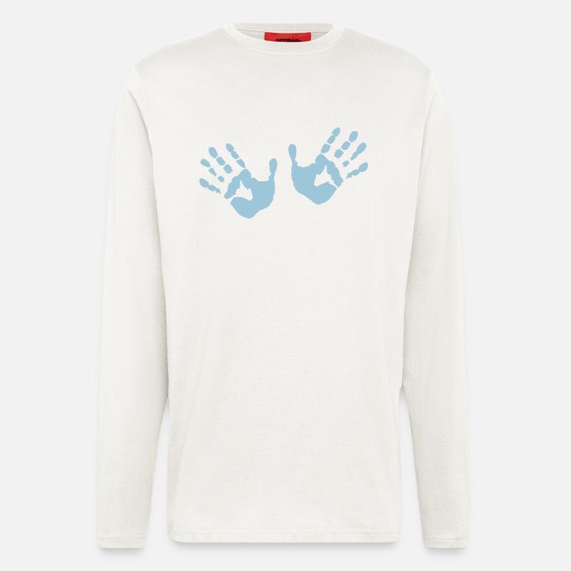 Hands - Hände - Langarmshirt - made by SPREAD  - OFF WHITE