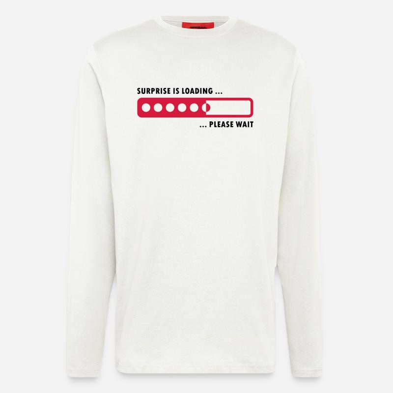 surprise is loading - Longsleeve - made by SPREAD  - OFF WHITE