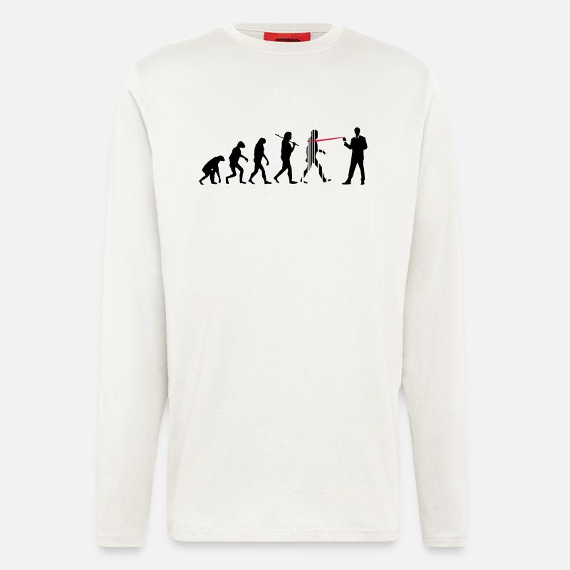 evolution nsa - Longsleeve - made by SPREAD  - OFF WHITE