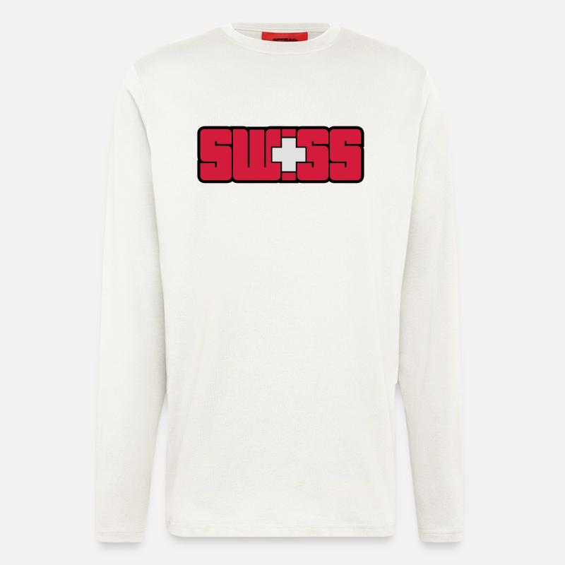 Swiss - Langarmshirt - made by SPREAD  - OFF WHITE