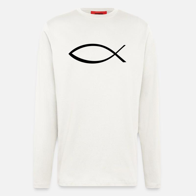 Jesus - Langarmshirt - made by SPREAD - OFF WHITE
