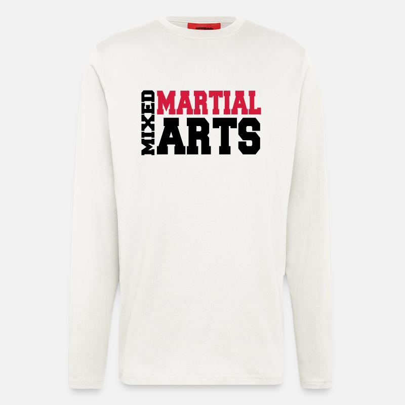 Mixed Martial Arts - Langarmshirt - made by SPREAD  - OFF WHITE