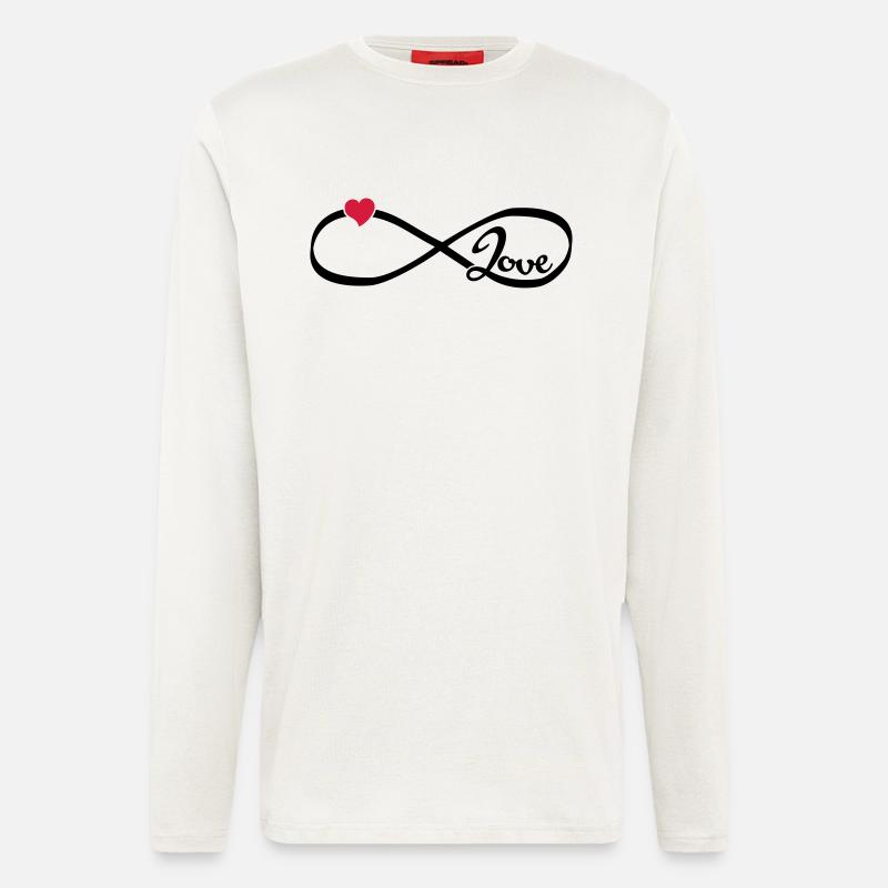 Infinity Love - Langarmshirt - made by SPREAD  - OFF WHITE