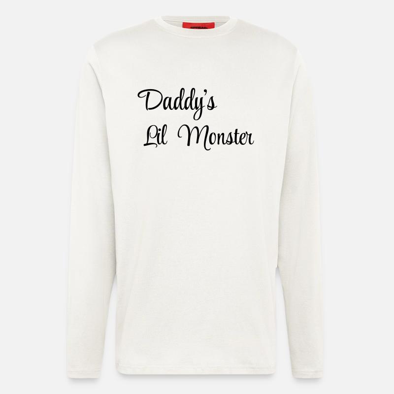 Daddy's little monster - Langarmshirt - made by SPREAD  - OFF WHITE