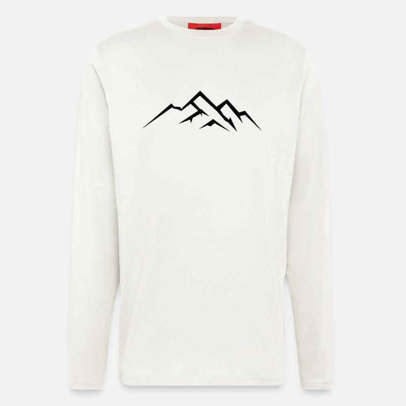 berge - Langarmshirt - made by SPREAD  - OFF WHITE