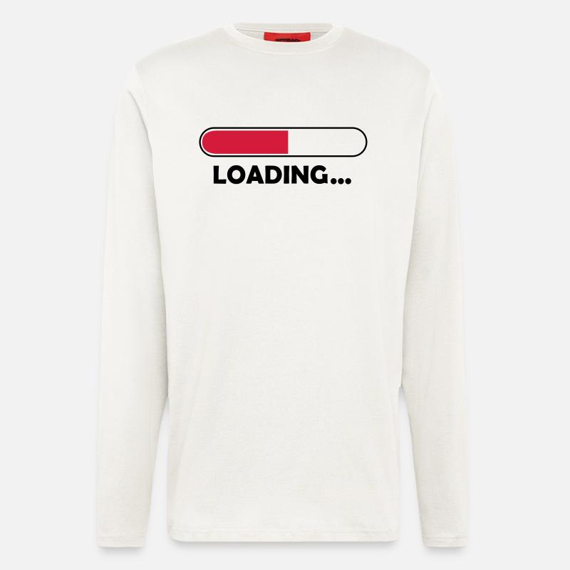 loading_002 - Langarmshirt - made by SPREAD  - OFF WHITE