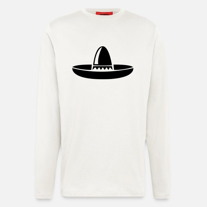mexico_hut - Langarmshirt - made by SPREAD  - OFF WHITE