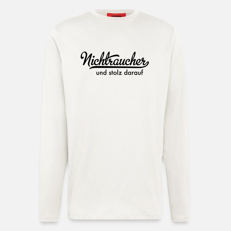 Nichtraucher - Langarmshirt - made by SPREAD  - OFF WHITE