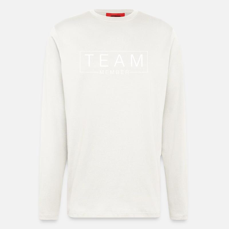 Team Members - Longsleeve - made by SPREAD  - OFF WHITE