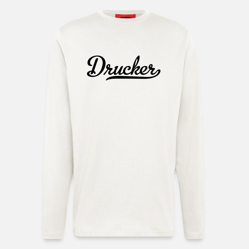 DRUCKER - Langarmshirt - made by SPREAD  - OFF WHITE