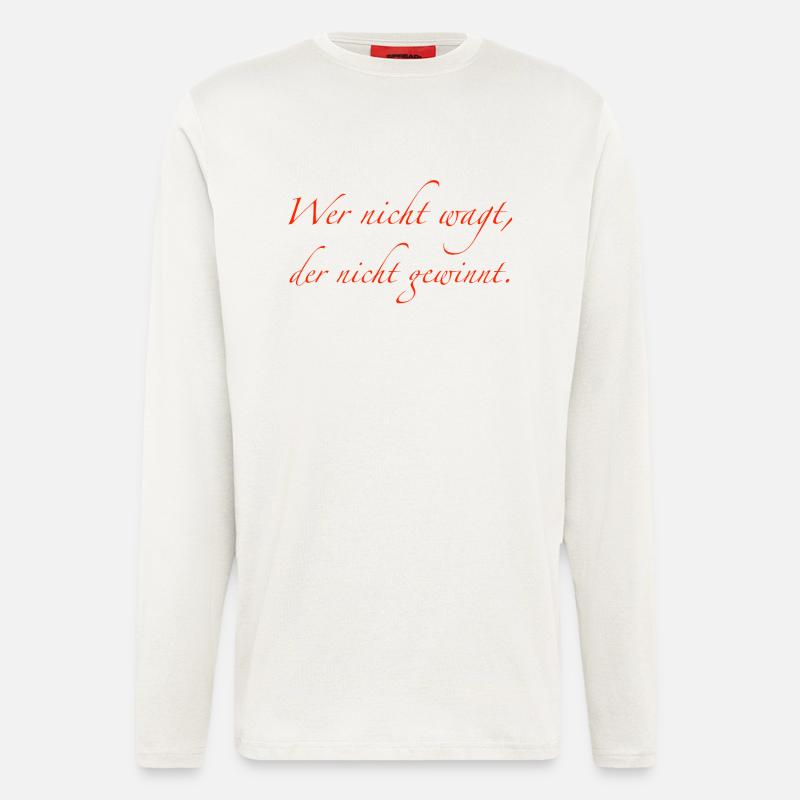 who does not dare - Longsleeve - made by SPREAD  - OFF WHITE