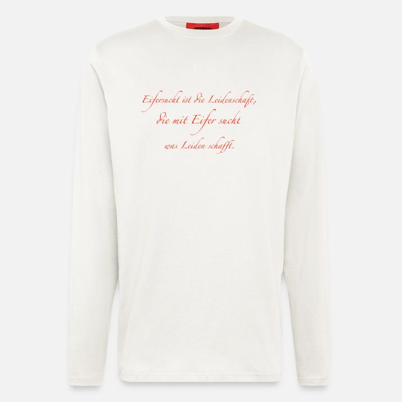 Eifersucht - Langarmshirt - made by SPREAD  - OFF WHITE