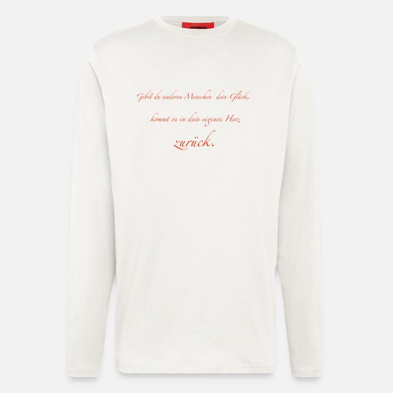 Nice saying - Longsleeve - made by SPREAD  - OFF WHITE
