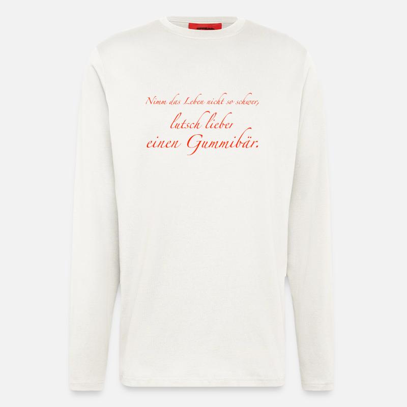 der Gummibär - Langarmshirt - made by SPREAD  - OFF WHITE