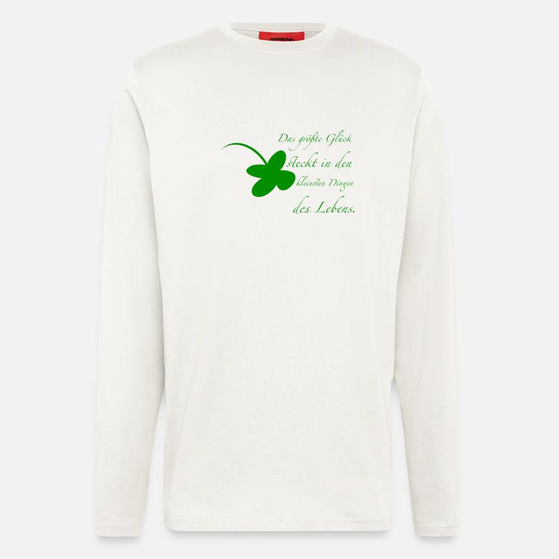 Glück - Langarmshirt - made by SPREAD  - OFF WHITE