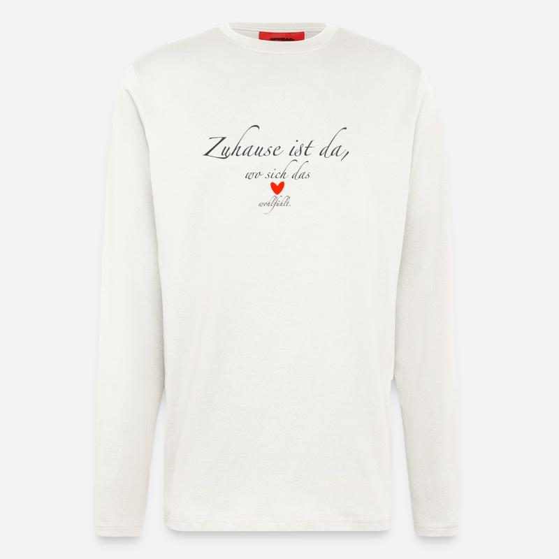 Zuhause - Langarmshirt - made by SPREAD  - OFF WHITE
