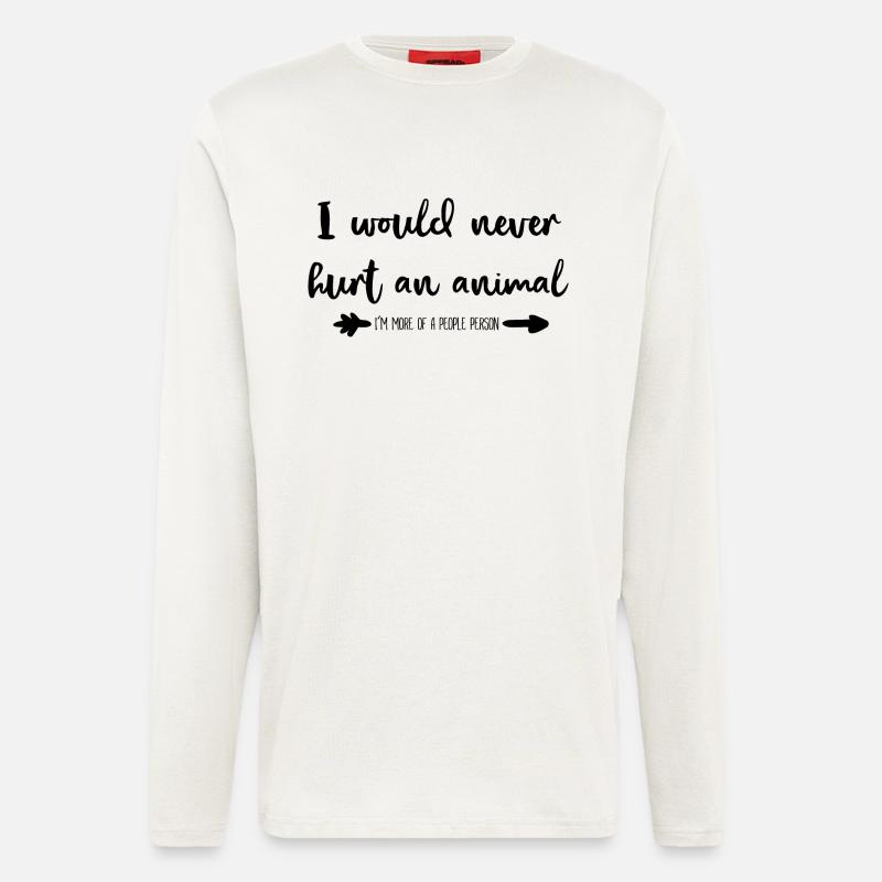 Tierschützer - Langarmshirt - made by SPREAD - OFF WHITE