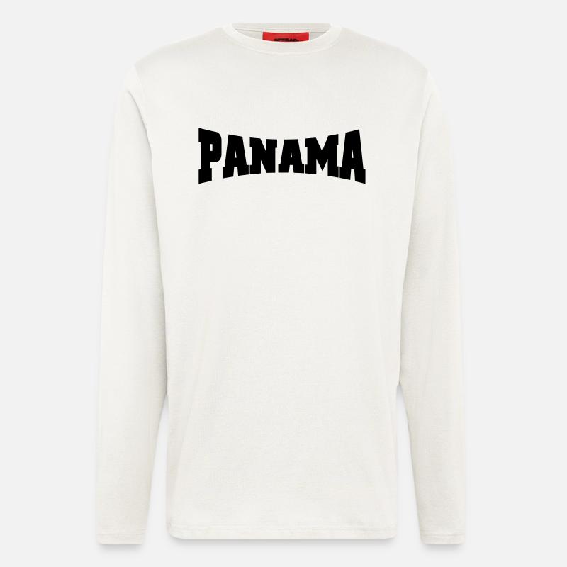 Panama lettering - Longsleeve - made by SPREAD  - OFF WHITE
