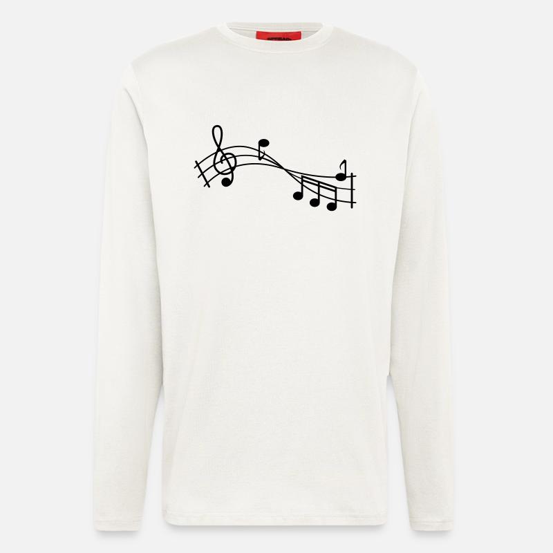 musik - Langarmshirt - made by SPREAD  - OFF WHITE