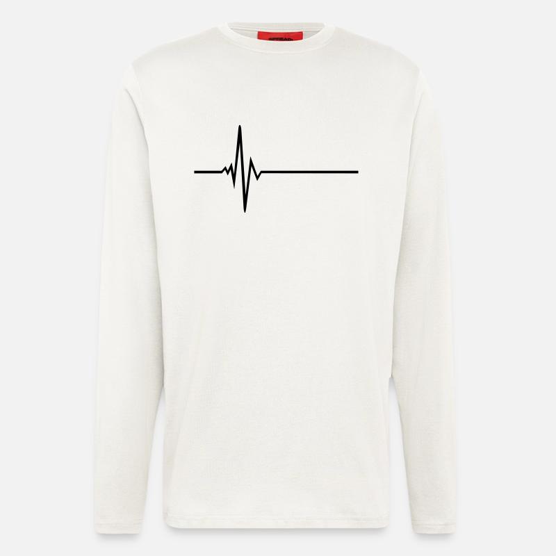 Pulse - Frequency - Longsleeve - made by SPREAD  - OFF WHITE