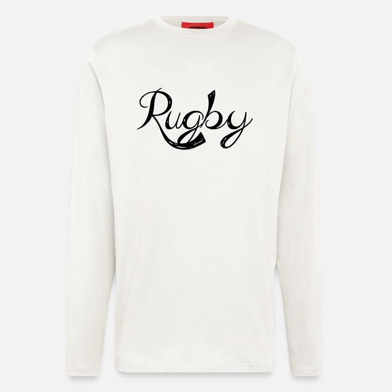 Ein Rugby- - Langarmshirt - made by SPREAD  - OFF WHITE