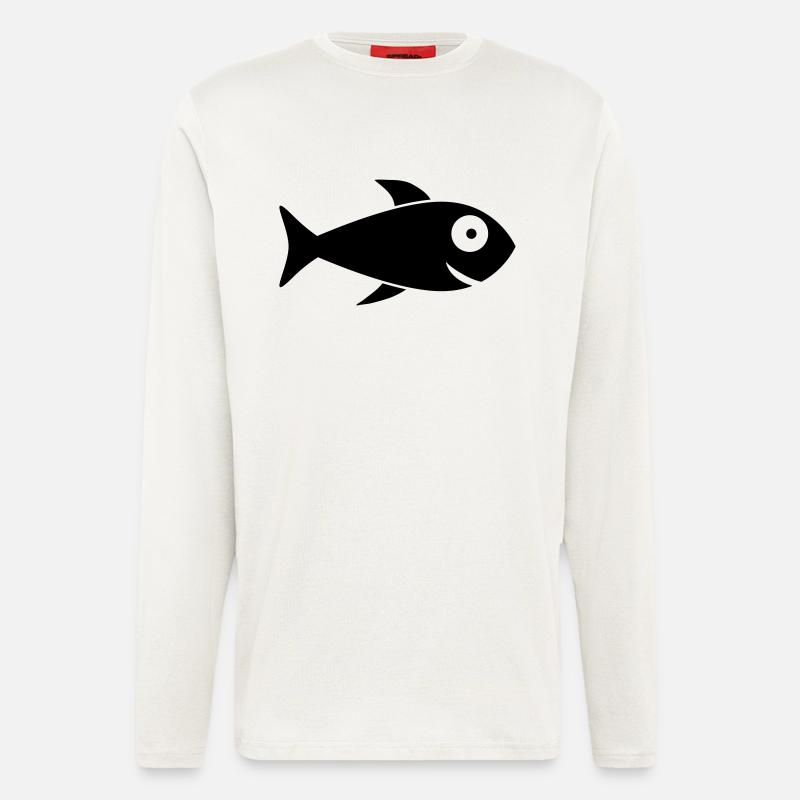 Cool Fish - Langarmshirt - made by SPREAD  - OFF WHITE