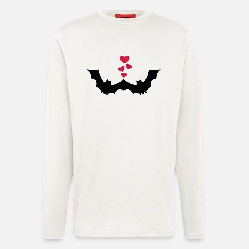 Fledermaus - Langarmshirt - made by SPREAD - OFF WHITE