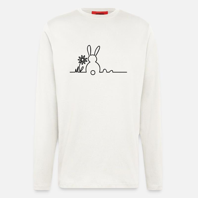 Osterhasi - Langarmshirt - made by SPREAD  - OFF WHITE