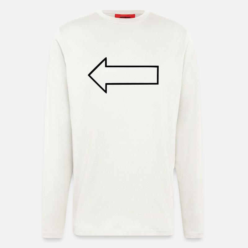Pfeil - Langarmshirt - made by SPREAD  - OFF WHITE