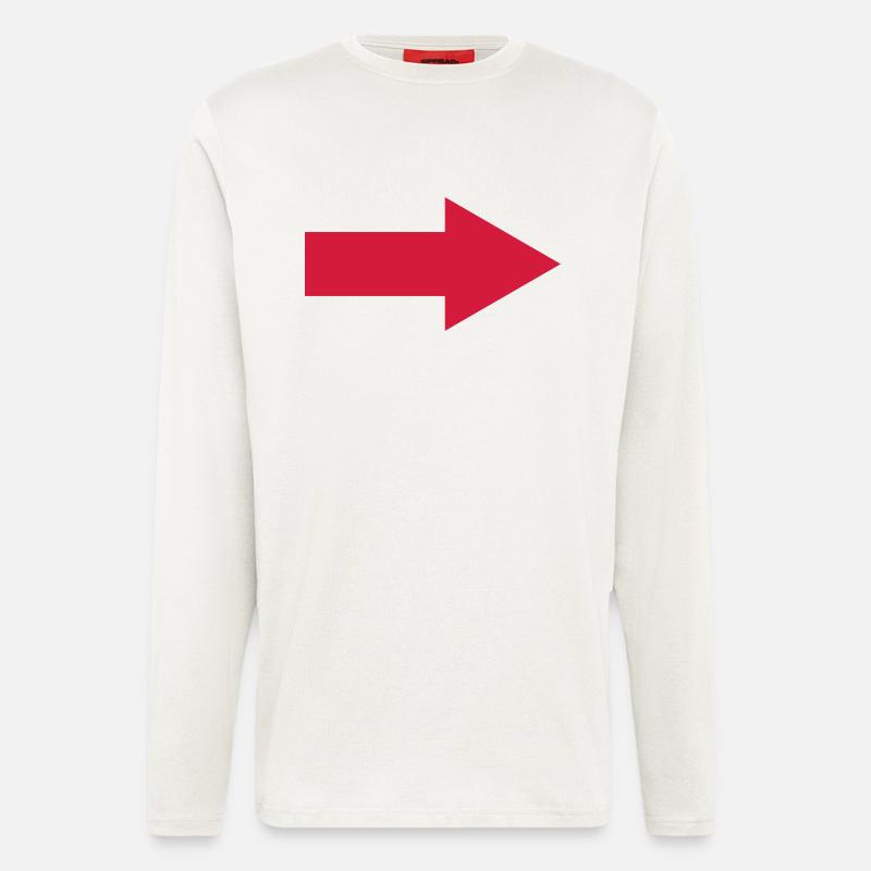 pfeil - Langarmshirt - made by SPREAD  - OFF WHITE