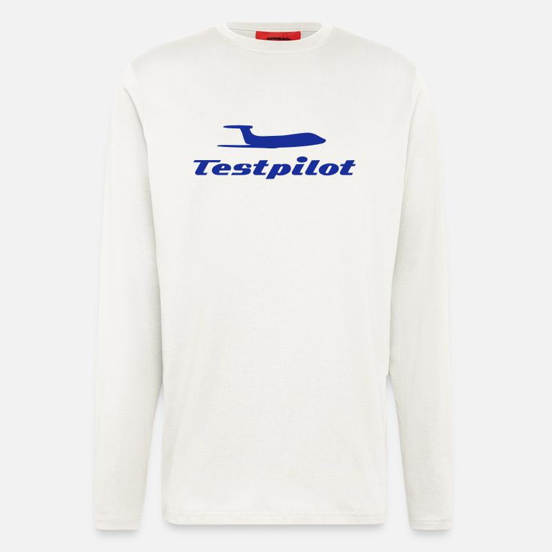 testpilot_a - Langarmshirt - made by SPREAD  - OFF WHITE