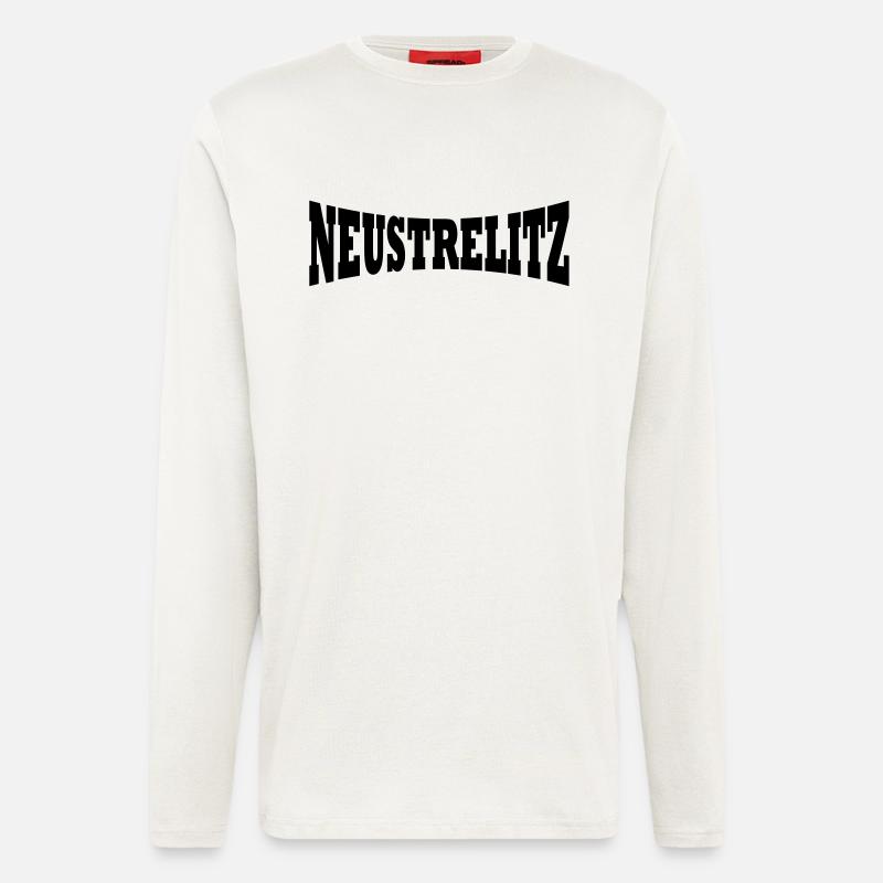 Neustrelitz Schiftzug - Langarmshirt - made by SPREAD  - OFF WHITE