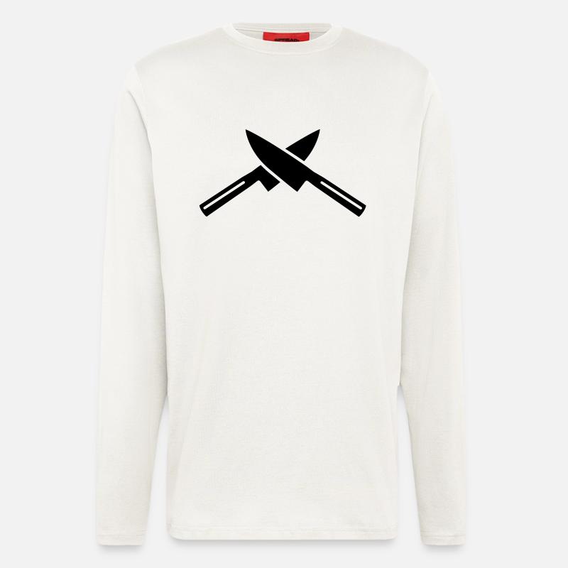 Messer - Langarmshirt - made by SPREAD  - OFF WHITE