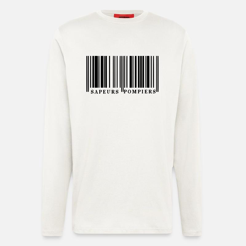 Barcode SP1 - Longsleeve - made by SPREAD  - OFF WHITE