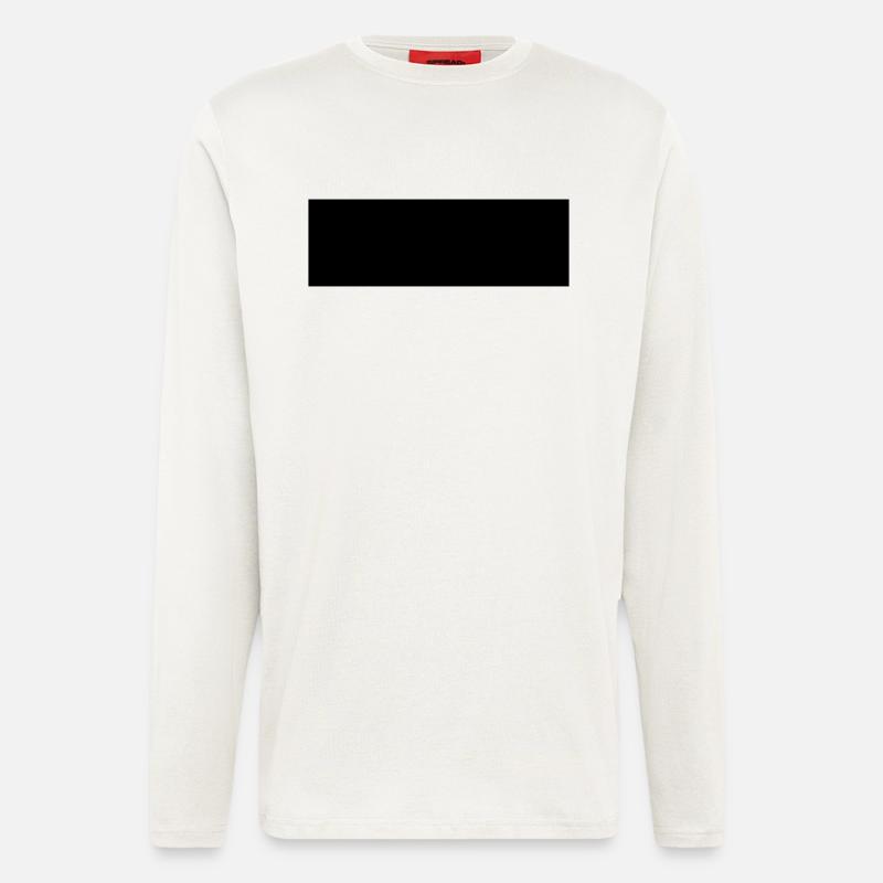 Rectangle - Manches longues bio décontracté fabriqué en UE - OFF WHITE