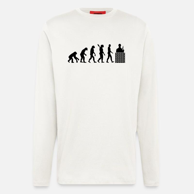 Evolution Mason - Longsleeve - made by SPREAD  - OFF WHITE
