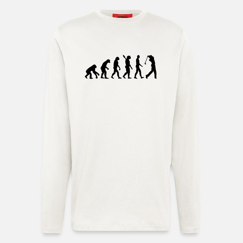 Evolution Golf - Longsleeve - made by SPREAD - OFF WHITE