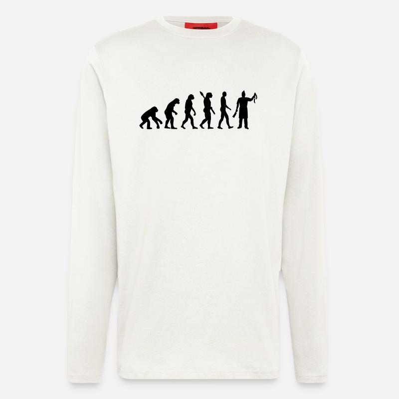 Evolution Butcher - Longsleeve - made by SPREAD  - OFF WHITE