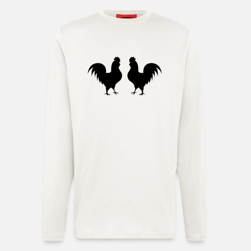 huehner - Langarmshirt - made by SPREAD  - OFF WHITE