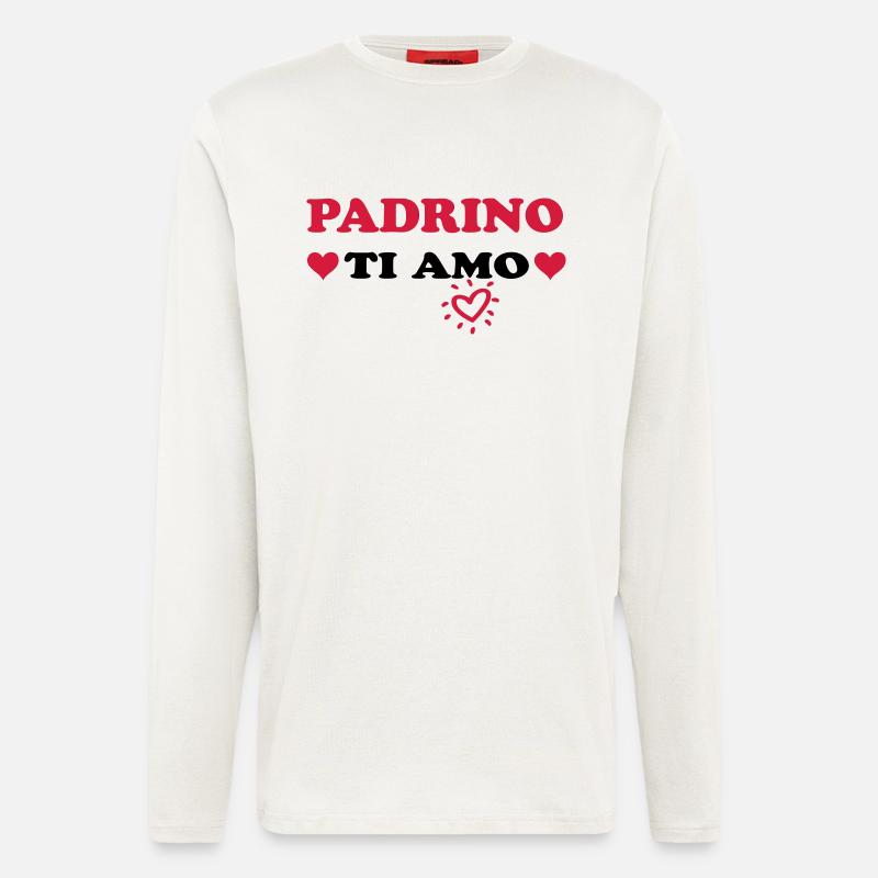 Padrino ti amo - Langarmshirt - made by SPREAD - OFF WHITE